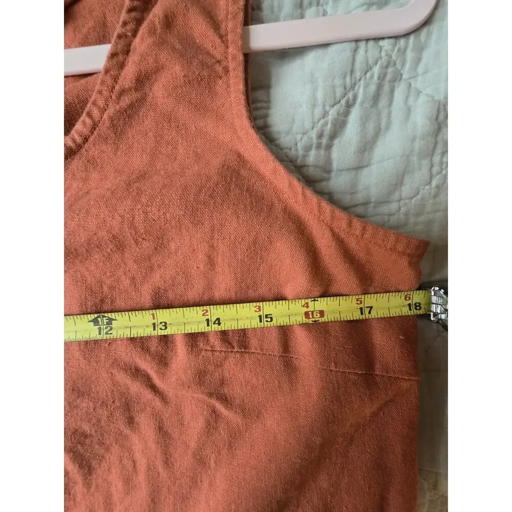 Lot Of 4 LINEN & Pima COTTTON small Summer Tops & Bottoms Skirt Palazzo Tee Tank